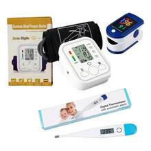 Monitor De Presión Arterial Con Kit De Oxímetro Y Medidor De Temperatura - Conjunto de dos piezas - Ver 8