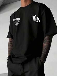 verano Cuello redondo playeras de hombre gym Ocio vacaciones  alta calidad camisas para hombre Estampados de moda  Y2K ropa de hombre sudadera para  festival  conjuntos de hombre regalos para hombre  México local - Negro - Ver 7