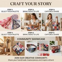 40pcs 25cm/9.8in Japanese Style Fabric Strip Set, Washi Gold Foil Fabric Group Suitable For Kimono DIY Sewing, Perfect Gift For Handicraft Enthusiasts, Gold Foil Woven Quilted Fabric, Christmas Theme Fabric - Variant - View 7