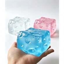 Malt Sugar Cheese Squishy Toys - Cheese Squishy - - Transformable - Transparent Cheese - Stress Relief Toys - Birthday Gift - Perfect Gift - Gift - Collection Display - Multicolor - View 10