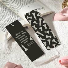 2pcs PET Printed Bookmarks, Exquisite And Beautiful Patterns, Durable And Elegant, Unique Design Suitable For Daily Use Or Collection. The Best Gift For Back To School Season, Whether For Personal Use Or Gifting To Family And Friends, It Is A Unique And Practical Gift Choice, Adding Atmosphere And Fun To Reading Time (Random Color Tassels) - 2PCS - View 13