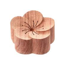 1PC Flower Shape Aroma Essential Oil Diffuser Wooden Aromatherapy Diffuser Car Incense Refreshing Sleep Aid Home Decoration - Style3 - View 10