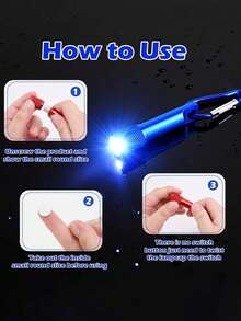 8pcs Mini LED Keychain Flashlight - Multicolor Mini Emergency Lamp, For Outdoor Camping, Fishing, Hiking Gear. Super Bright Portable Keychain Flashlight, Great Gift For Parties, Halloween, Thanksgiving, Christmas And More, Holiday Gift - Keychain - View 6