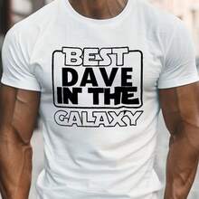 Printed T-Shirt For Men And Women - 白色 - 查看 1