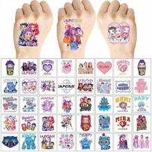 25pcs/50pcs Cartoon Witch Hunting Squad Stickers, K-Pop Anime Colorful Graffiti Creative Stickers [Random Blind Box Styles] - Multicolor - View 4
