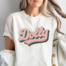 Dolly Parton T-Shirts In Comfortable Colors, Queen Of Hearts - 白色 - 查看 6