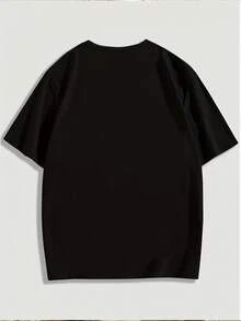 2026 Men's Fashion T-Shirt Loose And Comfortable, Vintage - Black - View 2
