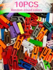 10/20 piezas Clips de sellado de alimentos reutilizables multifuncionales, adecuados para diversas bolsas de plástico y bolsas de aperitivos, bolsas de organización de cocina y bolsas de almacenamiento, accesorios de cocina, colores aleatorios, empaque aleatorio - Color aleatorio - 10 unidades - Ver 9