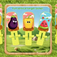 Jogo de Pinball de Batalha de Frutas e Legumes para 2 Jogadores: Competição STEM para Pais e Filhos! Coordenação Motora, Interação entre Pais e Filhos, Diversão Sem Fim (Indicado para Crianças a partir de 3 Anos) - Multicolorido - View 7