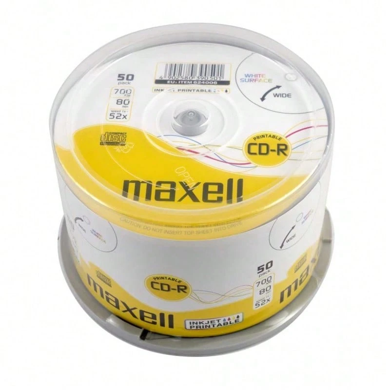 CD-R Maxell 700 Mo 52x - Voir 1