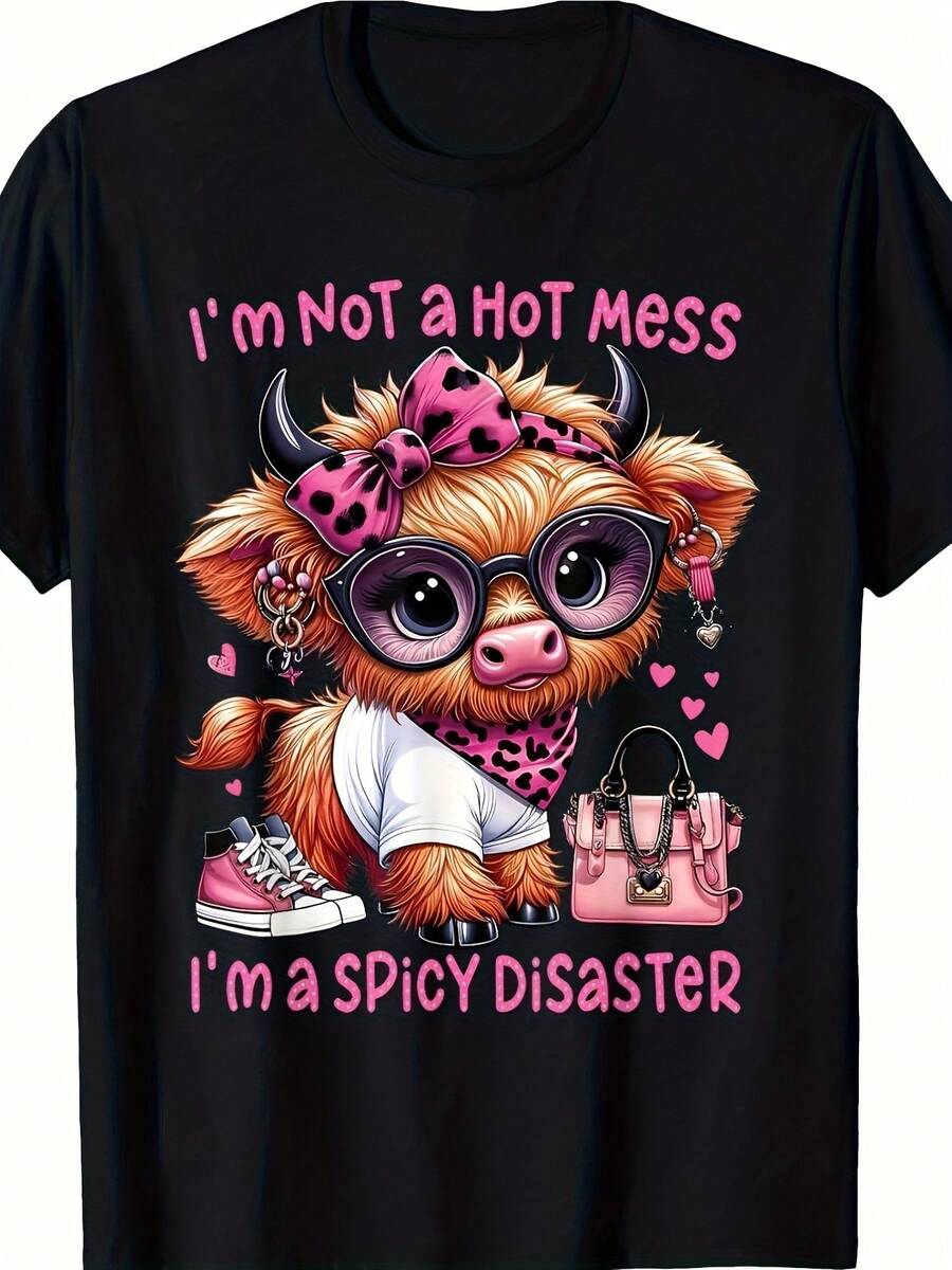 Women T-Shirts - Black - View 1