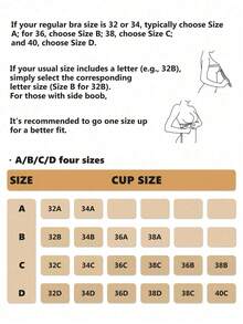 1pc/2pcs Fitted Bra, Mango-Shaped Invisible Bra, Suitable For Backless Dresses, Featuring Invisible Front Closure Design, Ideal For Wedding And Casual Wear, Elegant Special Series - Multicolor - View 7