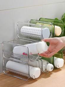 2 piezas Soporte multiusos para rizador de cabello, organizador apilable para herramientas de peinado, portavasos, soporte para secador de pelo, soporte para peine - Versión actualizada - Ver 3