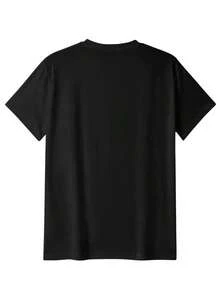 Camisetas Para Mujer Camiseta De PatróN GeoméTrico Vintage Para Damas De One Piece - Cuello Redondo Casual, Manga Corta, Lavable A MáQuina. - Negro - Ver 3