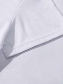 Camiseta con estampado de letra - Blanco - Ver 7
