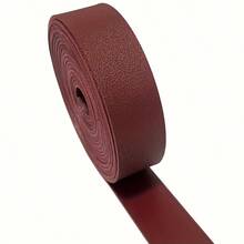 1卷仿皮纹理扁平带（251厘米 x 2.5厘米），双面可用仿皮，适用于领带、腰带、手链、宠物项圈、工艺材料和贴纸工艺套装，感恩节和新年礼物 - 皮條帶 - 查看 5