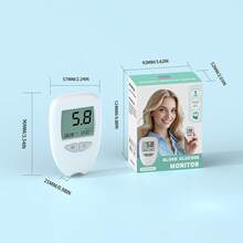 5 In 1 Health Kit: Glucometer + 50 Strips + 50 Lancets + Oximeter - ALPS-GRAY - View 2