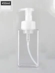 1个泡沫瓶，多功能泵式泡沫分配瓶，泡沫发生器空瓶，适用于洁面乳、洗手液、洗发水、皂角、皂树皮水，浴室收纳泡沫液体起泡器（白色，绿色）（250毫升/450毫升） - 多色 - 查看 14