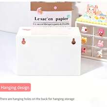 6/8/9 Compartment Transparent Drawer Storage Box, Wall-Mounted Desktop Organizer Rack, Suitable For Jewelry, Stationery, DIY Painting, DIY Crafts And Accessories Storage - / - View 7
