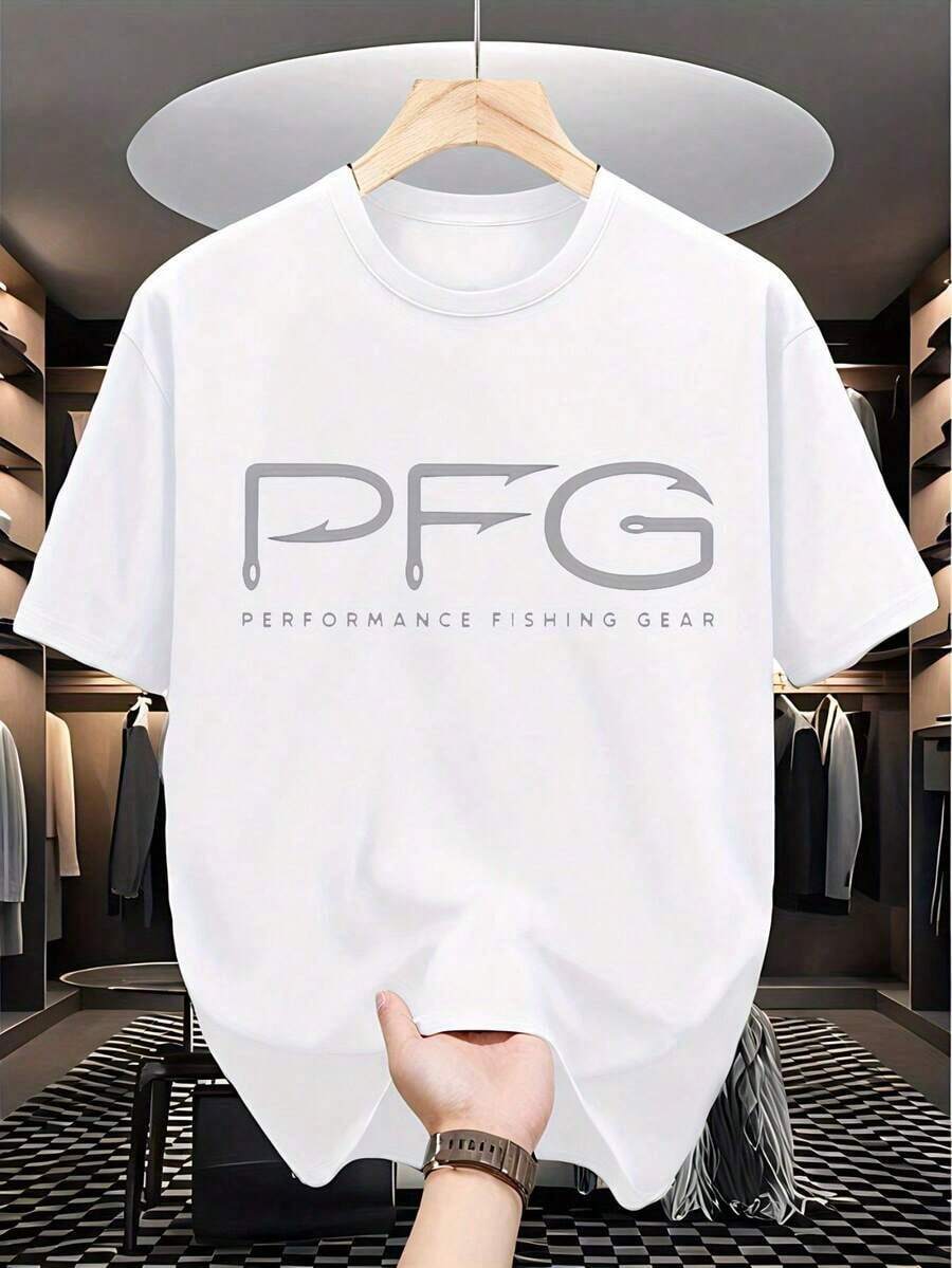 Camiseta de Pesca PFG Transpirable y Cómoda, Perfecta para Salidas Casuales y un Regalo Ideal para el Día del Padre. - Blanco - Ver 1