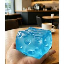 Malt Sugar Cheese Squishy Toys - Cheese Squishy - - Transformable - Transparent Cheese - Stress Relief Toys - Birthday Gift - Perfect Gift - Gift - Collection Display - Multicolor - View 3
