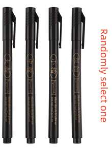 4Pcs Brush Pens Set, Soft Brush Tip Japanese Calligraphy Pen, Refillable Ink Signature Pen For Drawing Manga Writing - Beautiful Pen - View 10