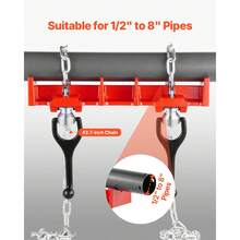 Pinze - 1/2-8 Zoll Rot - Visualizzare 2