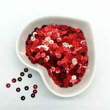 Hạt kim tuyến 5mm/0.2in 10gram/0.35oz dùng làm móng tay, 1000 hạt, trang trí DIY, dạng phẳng, tròn, rời, dùng cho quần áo, may vá, trang sức, phụ kiện DIY. - kim sa - Xem 20