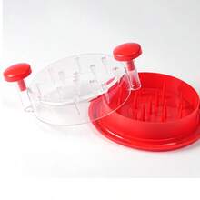 手动撕肉器，鸡肉/牛肉/猪肉撕碎工具，带透明盖和防滑底座，可放入洗碗机清洗的厨房小工具 - 黑色 - 查看 2