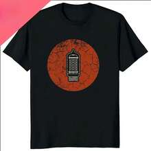 Camiseta de cuello redondo analógica electrónica EternalVUTableAudioEngineerMenssAudioEngineerRecordingStudioFunM((6)) - Negro - Ver 2