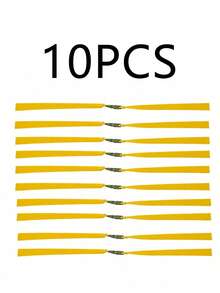 6pcs/10pcs Professional Latex Flat Rubber Band For Hunting Shooting,0.75mm, Color Random With Pouch - Yellow - View 13