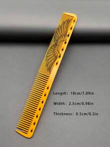 短髮理髮梳 1件裝 適合男士/女士 精準修剪、造型、理容 18CM 耐熱耐用硬化梳 小型理髮梳 專業沙龍理髮店髮型師居家旅行造型必備髮梳 - 彩色 - 查看 20