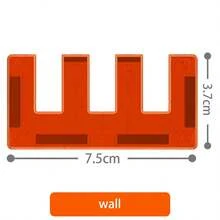 VINEDI, juego de construcción de bloques magnéticos, azulejos magnéticos, juguetes educativos Montessori para niños, regalo para niños y niñas - pared 4 piezas - Ver 12