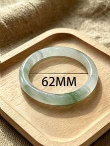 1pc Women's Fashion Jade-Like Bracelet, Becomes More Translucent Under Light, Suitable For Daily Wear, Beach Vacation, Birthday Gift For Loved Ones - Multicolor - View 11