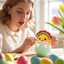 This Soft Handmade Crocheted Mexican Tortilla Can Bring Us Smiles, Happiness And Encouragement. It Is A Happy Companion That Can Help Improve Your Mood And Spread Smiles. It Makes A Wonderful Birthday Gift For Adults, Girls, Boys, Teens And Children. - Multicolor - View 5
