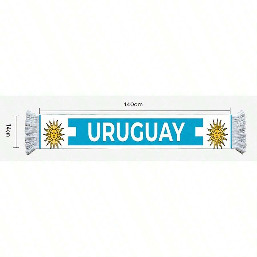 Supporting And Cheering Scarf, Double-Sided Printed Fan Scarf - 045 - View 1