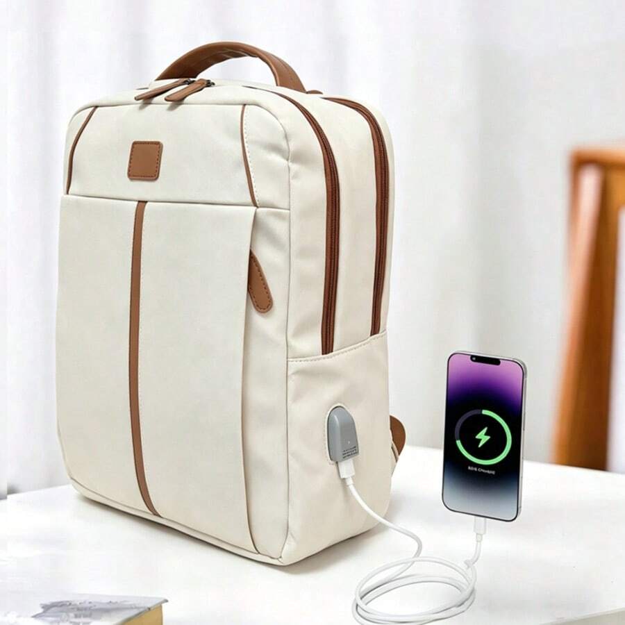 High-Quality Lightweight Backpack, Suitable For Teachers, Daily Commute, Work, Versatile Design, Large Capacity, Unisex,Y2k - Multicolor - View 1