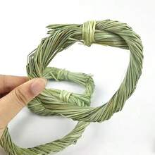 1pc Hand-Woven Braided Grass Ring For Guinea Pigs, Hamsters And Other Small Pets, For Teeth Grinding, Boredom Relief And Play - Multicolor - View 6