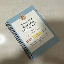 1pc A5 Impulse Control & Emotional Regulation Workbook, CBT Therapy Journal For Anxiety & Anger Management, Portable Self-Help Planner For Mindfulness & Self-Discipline, Daily Mood Tracker & Coping Skills Notebook - 衝動控制練習本-款式2 - 查看 2