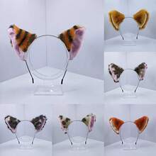 1pc Unique Cat Ear Headband, Costume Accessory For Stage Performance, Halloween Party - Multicolor - View 9