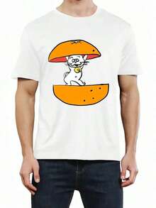 Sazuo Tamaki-Shirt - Casual Unisex Shirt, Soft Fabric, Breathable, Comfortable, Short-Sleeved Retro High-Quality Cotton, Washable, Popular Men's Short - 白色 - 查看 7