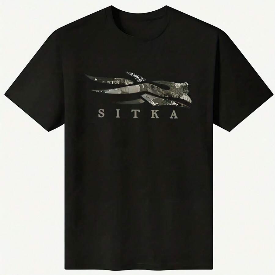100% Cotton Unisex T-Shirt With Sitka Theme - 款式 - 查看 1