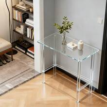 1 chiếc bàn console, bàn sofa 2 tầng hiện đại trong suốt, bàn phụ bằng acrylic hẹp, thiết kế tối giản độc đáo, phù hợp cho phòng khách, hành lang, tiền sảnh. - Nhiều màu - Xem 10