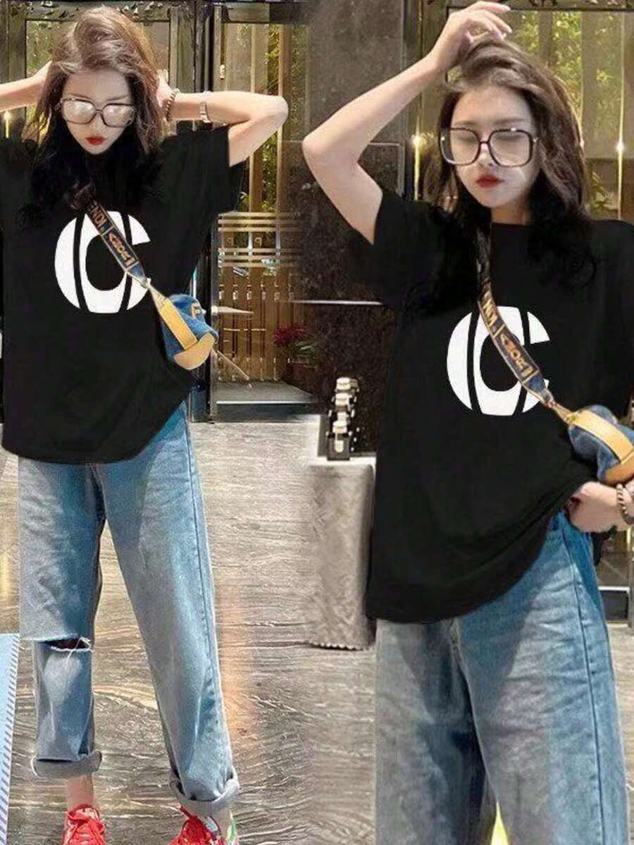 Women T-Shirts - Black - View 1
