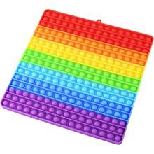 3D Magic Cube Irregular Flip Puzzle Anti Stress Office Stress Reliever - Big Size (100 Bubbles) - View 3