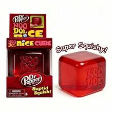 Nice Cube Squishy, Slow-Rise Stress Relief Fidget Cube, Soft Squeeze Sensory Cube For Anxiety Relief - D-Red - 查看 2