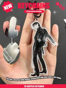 K-POP B/TS, ARMY OT7, 2D Acrylic Keychain, Bag/Car Key Chain Decor, Student Backpack Accessory, Classic Element Keychain, Double-Sided Acrylic Keychain, Suitable Gift For Family, Friends, Fans - Comeback New Album - View 9