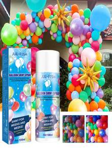 Balloon Glitter Spray - Illuminates, Creates Party Atmosphere, Decorates, Easy To Apply, Glossy, Latex, Balloon Spray, Home Goods, Birthday Events, Parties, Farewell Ceremonies, Balloon Accessories, Balloon Combinations, Holiday Supplies, Suitable For All Uses - Pink - View 6