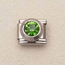 1pc Multi-Color Stainless Steel Bracelet Accessory With Large Round Pendant, Suitable For DIY Handmade Bracelets, Necklaces And Other Jewelry, Freely Combinable To Perfectly Match Various Outfits - Multicolor - View 18