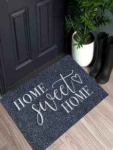 1 Welcome Doormat, Doorstep Mat, Machine Washable, Made Of Crystal Velvet Material, Machine Washable, Suitable For Home, Kitchen, Living Room, Bedroom Decoration Mats - A - View 9